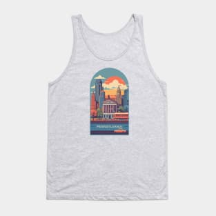 Pennsylvania Vintage Design Tank Top